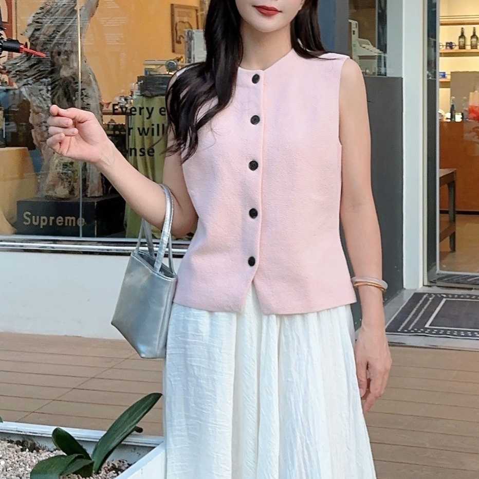 ベスト 上質感ノースリーブベスト