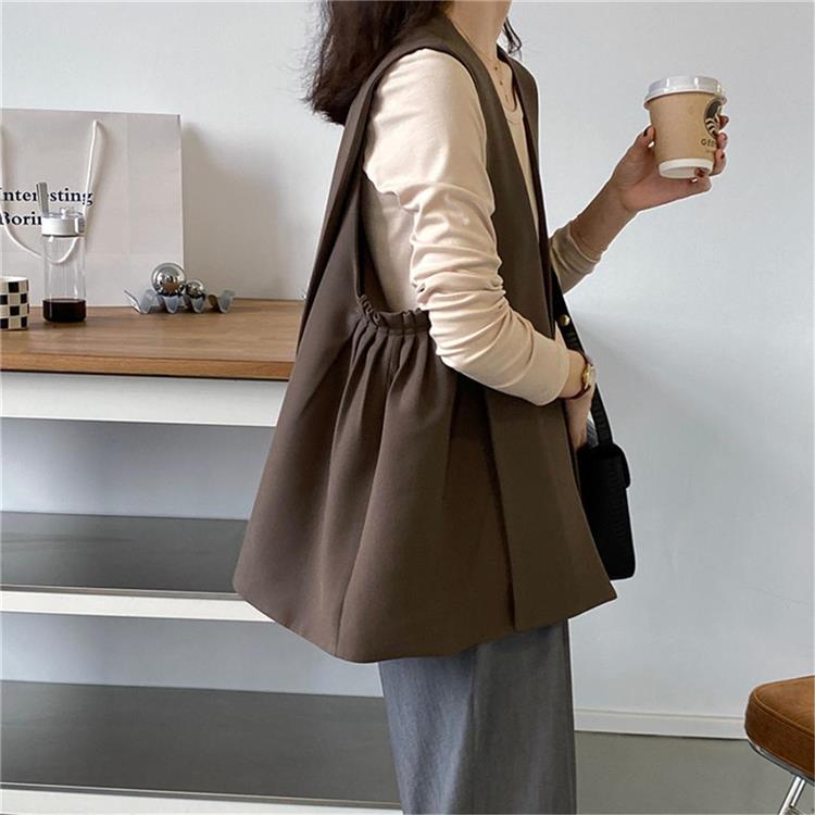 ベスト シンプル洗練ベストジレ