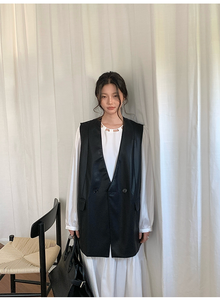 ベスト 洗練ロングジレ
