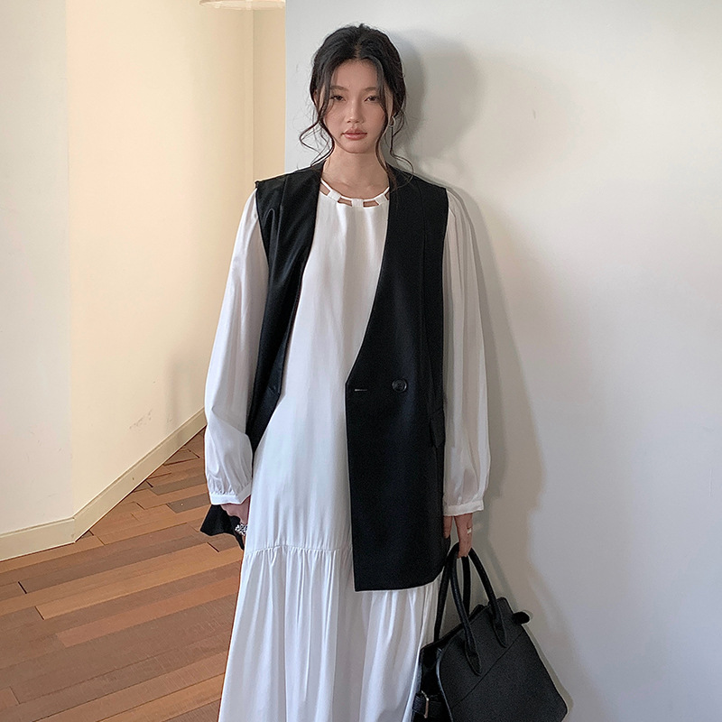 ベスト 洗練ロングジレ