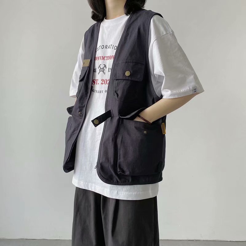 ベスト マルチポケット機能性ジレ