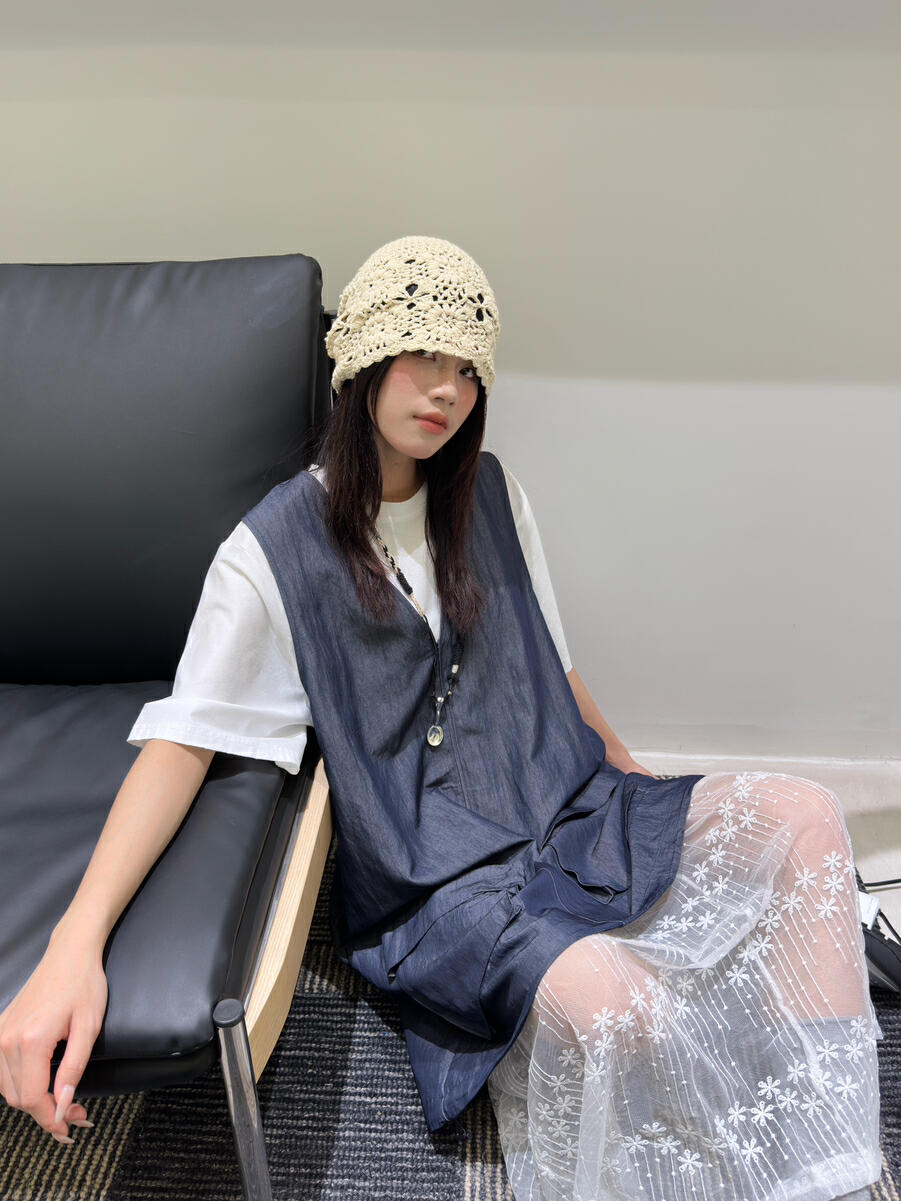 ベスト ゆったり着心地の大人のポケットジレ