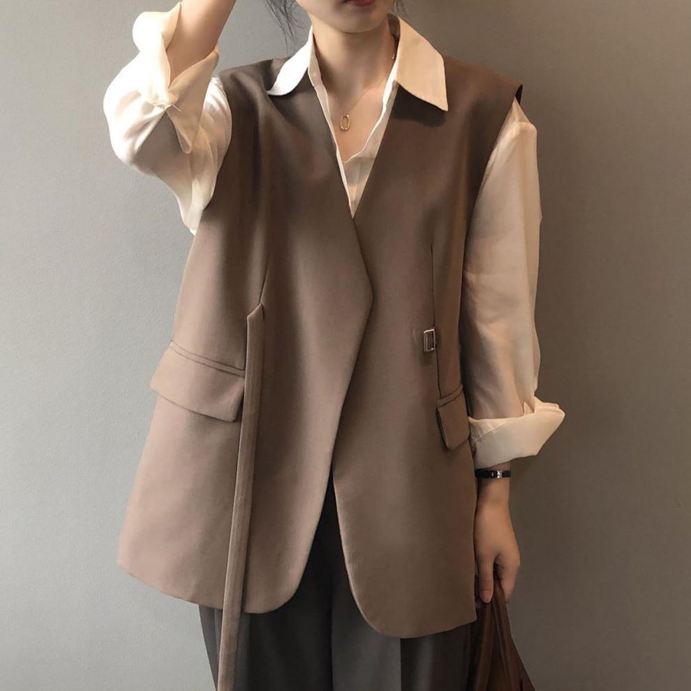 オーバーサイズ ベストジャケット