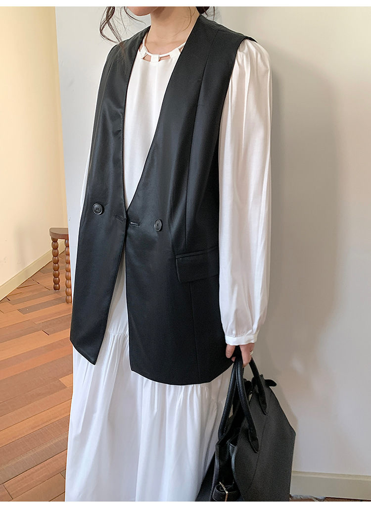 ベスト 洗練ロングジレ