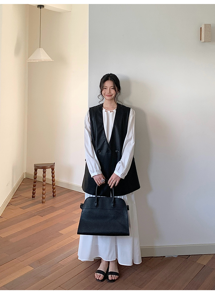 ベスト 洗練ロングジレ