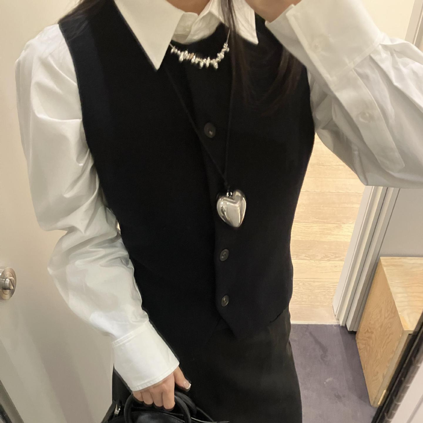ベスト 上質感ノースリーブベスト