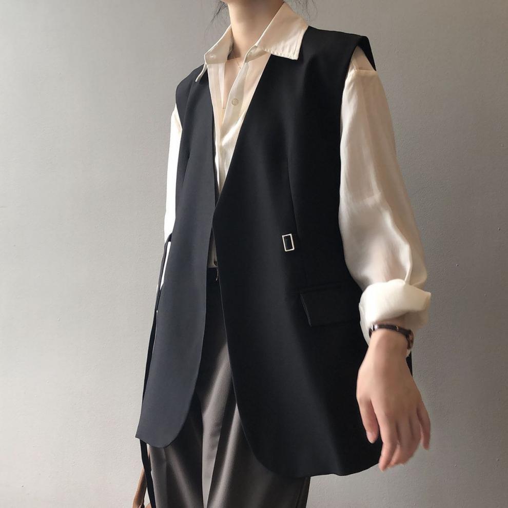 オーバーサイズ ベストジャケット