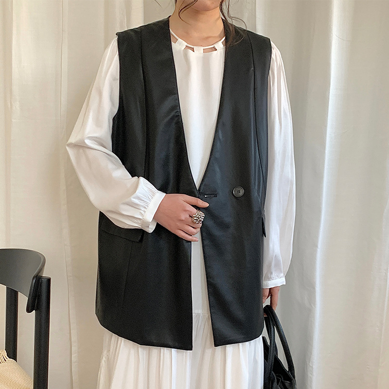 ベスト 洗練ロングジレ