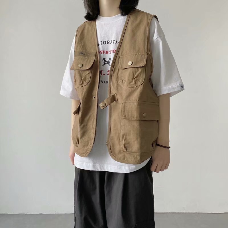 ベスト マルチポケット機能性ジレ
