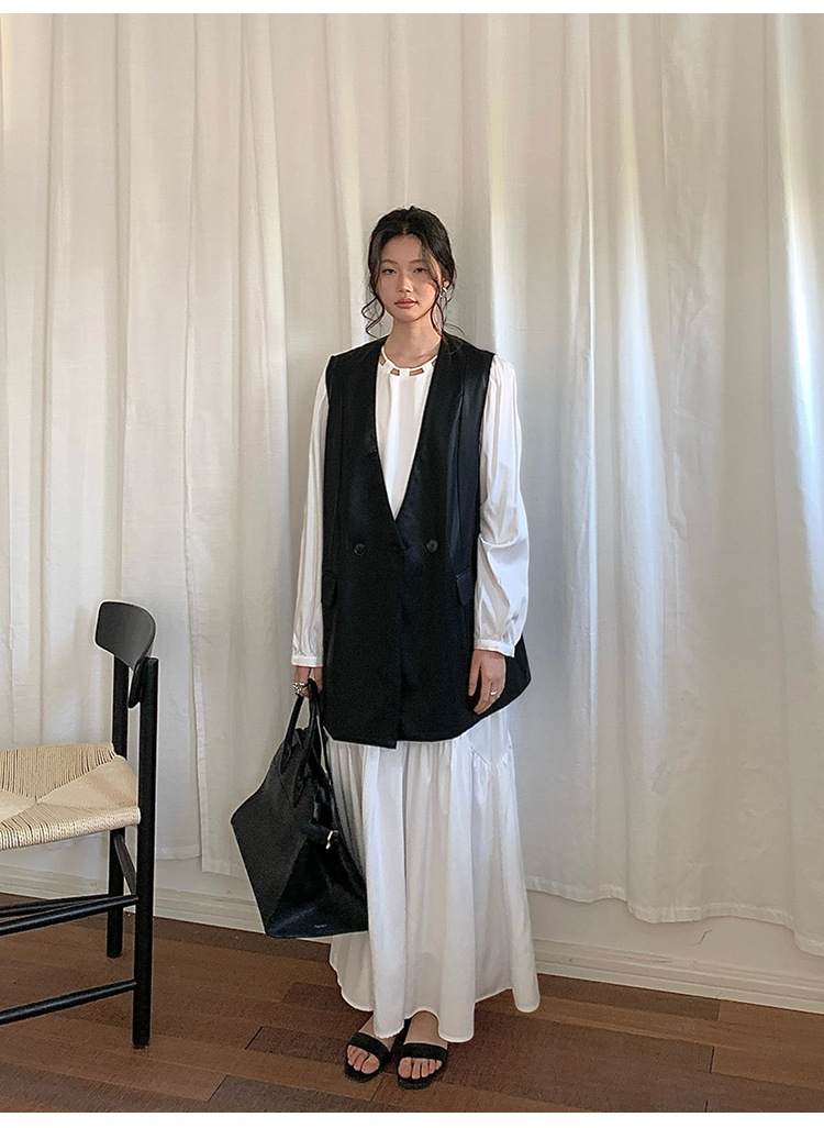 ベスト 洗練ロングジレ