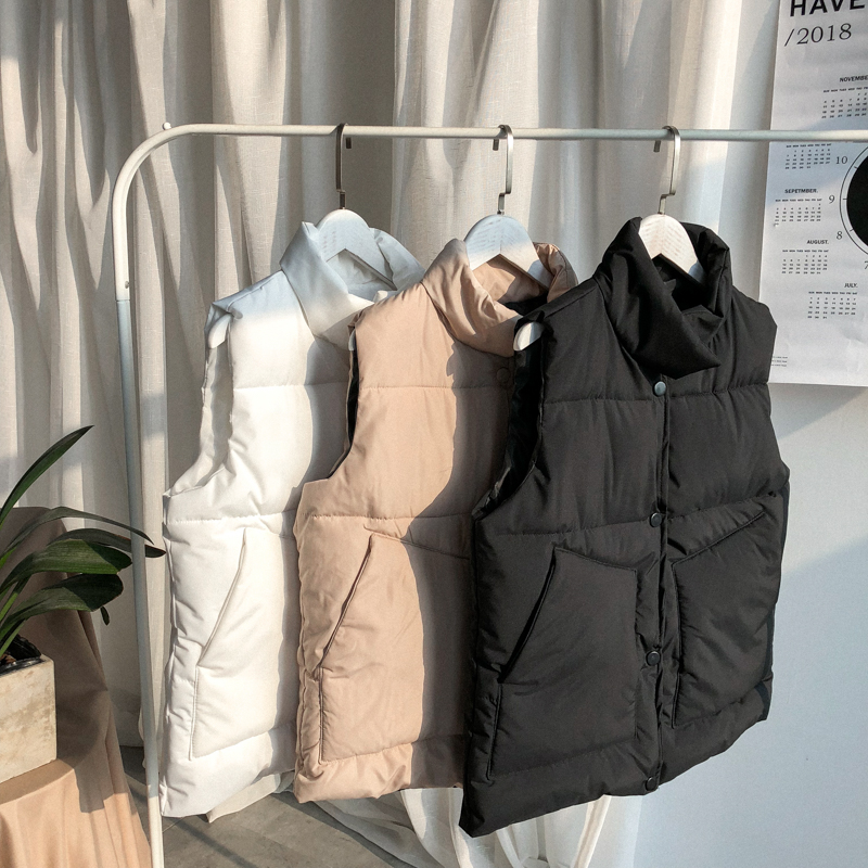 ベスト 高品質羽毛入り防寒ベスト