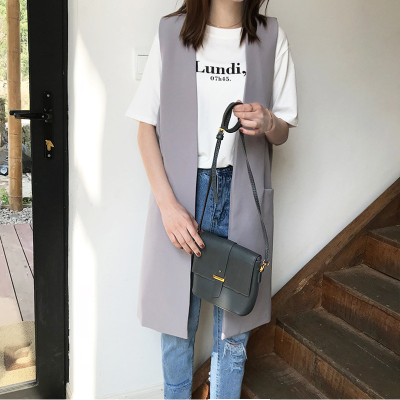 ベスト すっきりシルエットロングジレ
