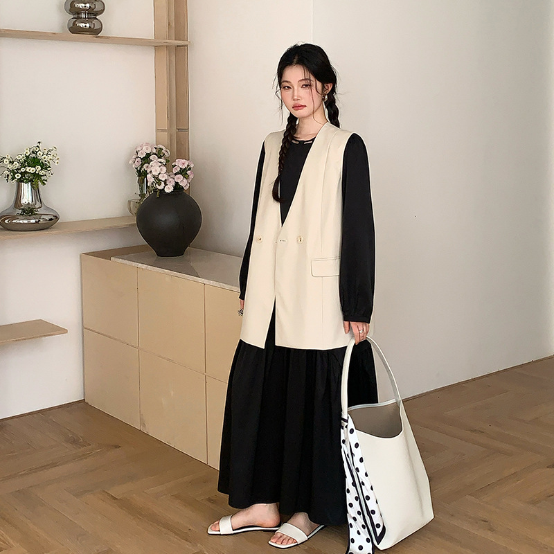 ベスト 洗練ロングジレ