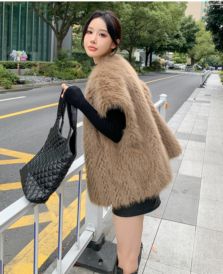 ベスト ふわもこ贅沢ファーベスト
