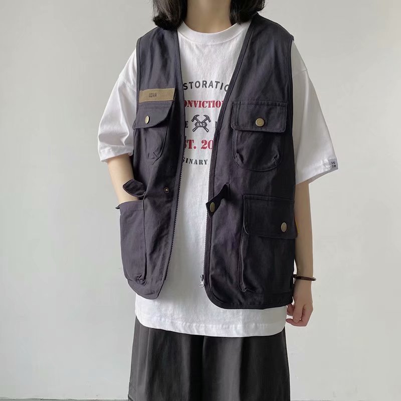 ベスト マルチポケット機能性ジレ