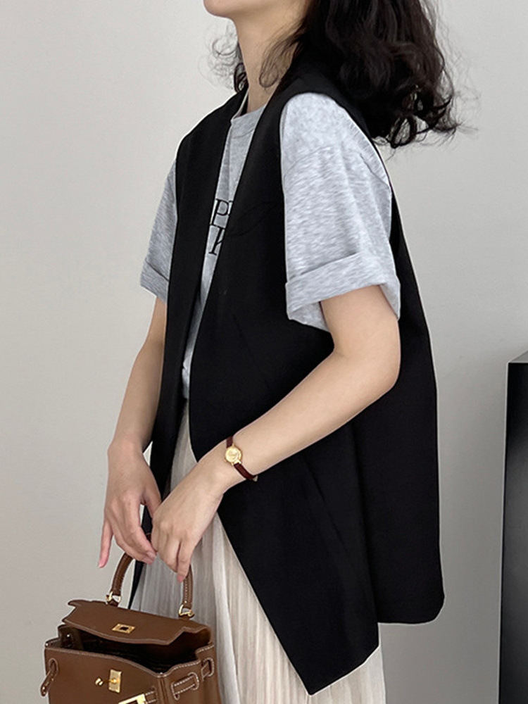 ベスト フォーマル調和ロングジレ