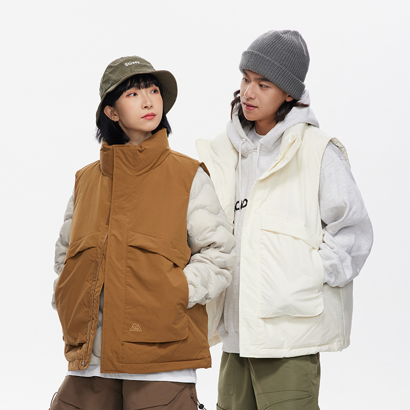 メンズ ベスト メンズ ダウンベスト 防寒 ノースリーブ 全４色展開