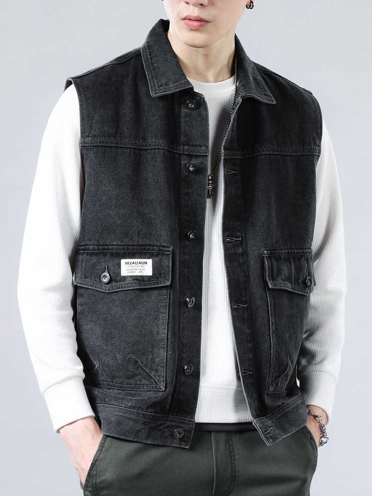 ベスト メンズ デニム クラシックスタイル