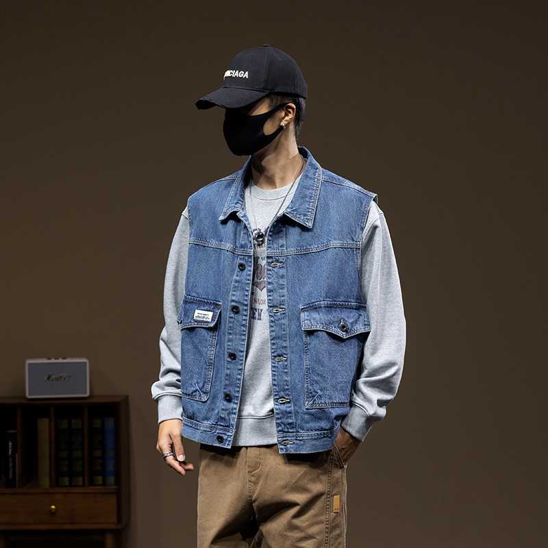 ベスト メンズ デニム クラシック割烹デニムベスト