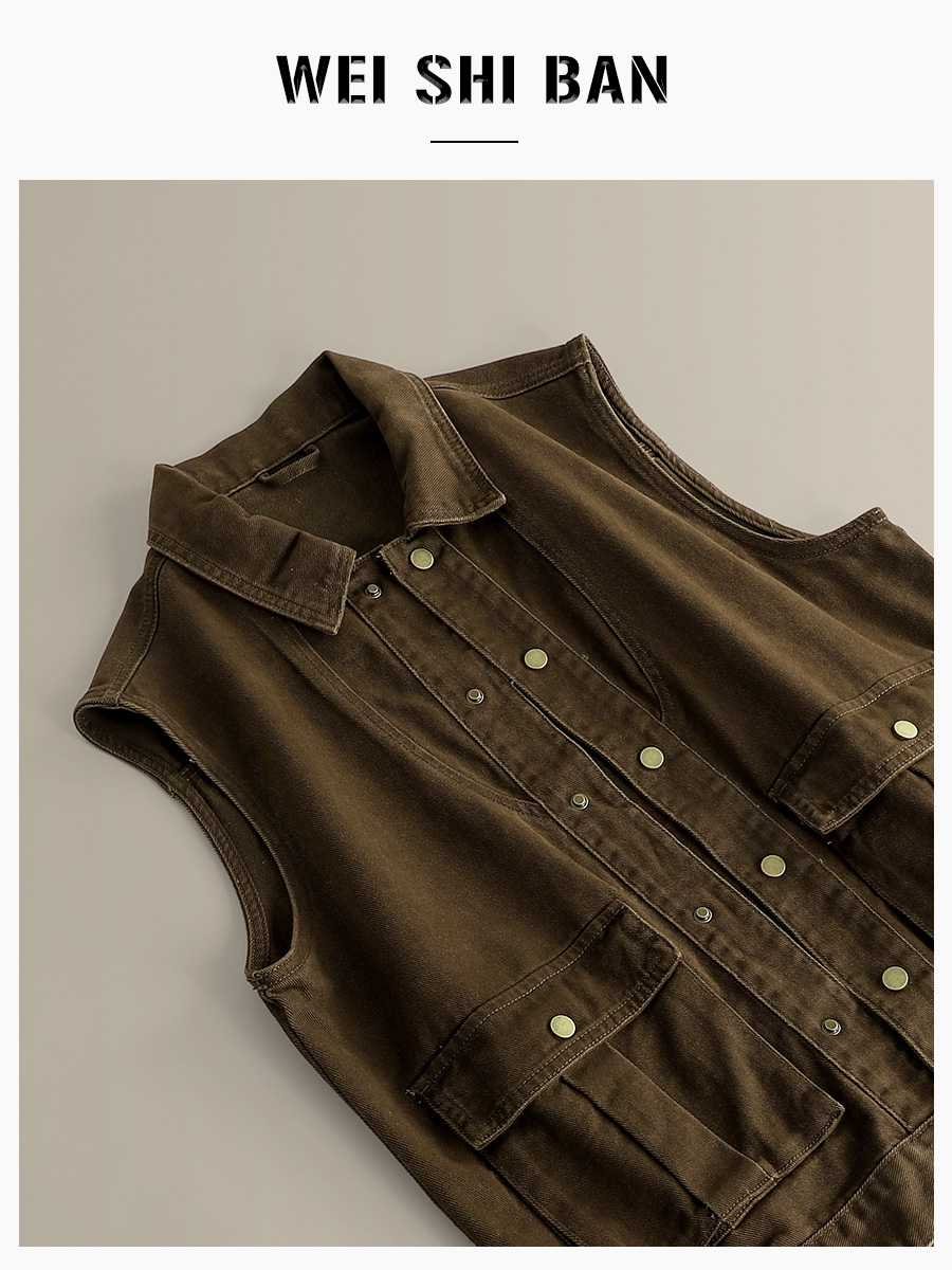 ベスト メンズ アウトドア風ワークベスト