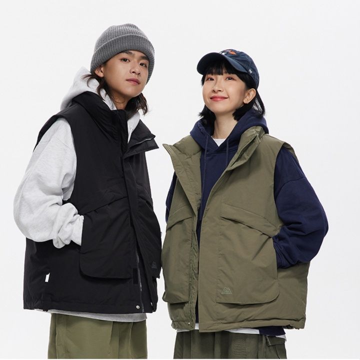 メンズ ベスト メンズ ダウンベスト 防寒 ノースリーブ 全４色展開