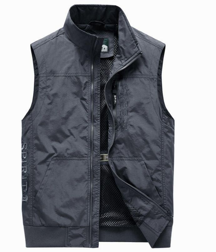 メンズ ベスト 軽量ナイロンベスト