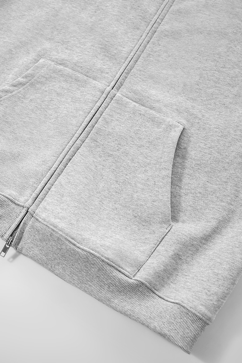 メンズ ベスト メンズ フード付きスウェットベスト ジップアップ 全3色