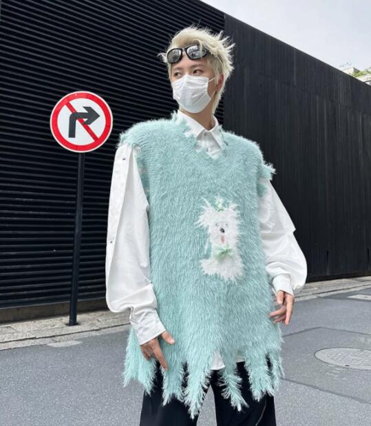 メンズ ベスト メンズ ニットベスト 秋冬 ふわふわ 暖かい セーター