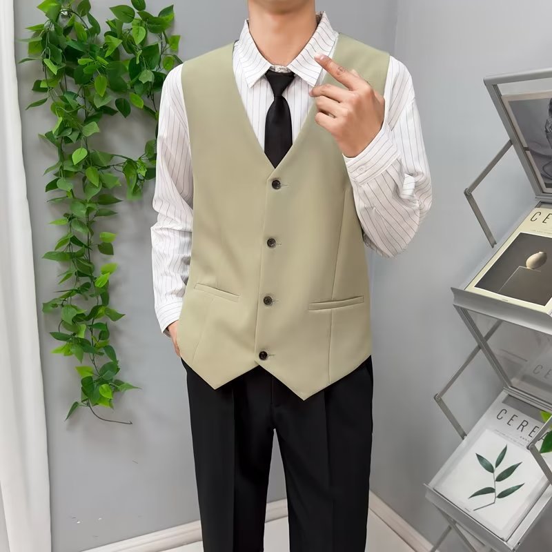 ベスト メンズ スーツ 洗練スマート フォーマルベスト