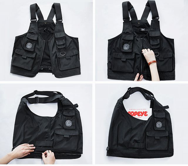 メンズ ベスト メンズ 多機能ポケット付きベスト 男女兼用 全２色