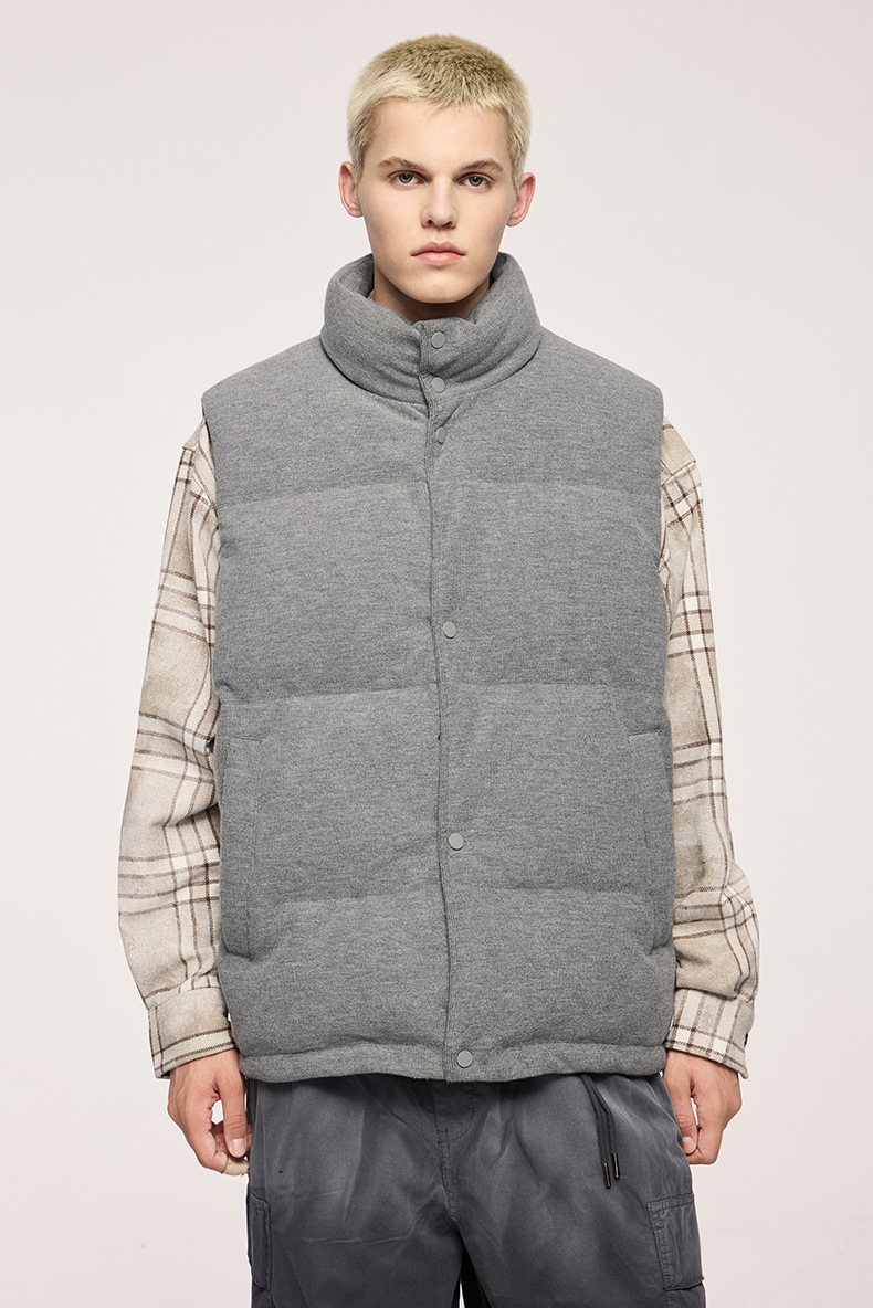 メンズ ベスト メンズ ダウンベスト 防寒 袖なし アウター 全2色