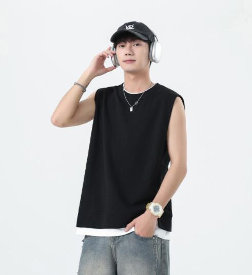 メンズ ベスト メンズ ノースリーブベスト レイヤード