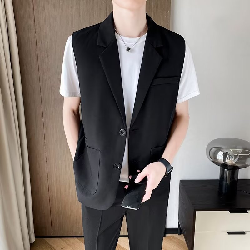 ベスト メンズ スーツ フォーマルベスト ジレ
