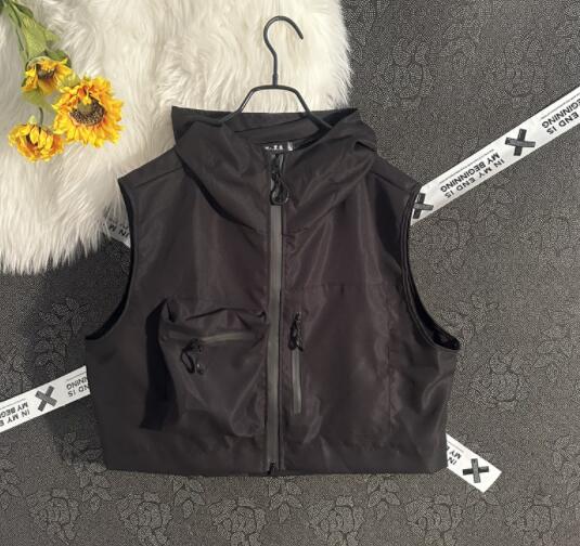 メンズ ベスト メンズ フード付きベスト ノースリーブ アウター