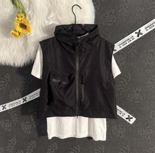 メンズ ベスト メンズ フード付きベスト ノースリーブ アウター