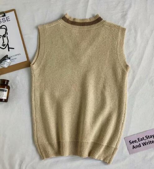 メンズ ベスト 秋冬メンズニットベスト ブイネック ノースリーブ