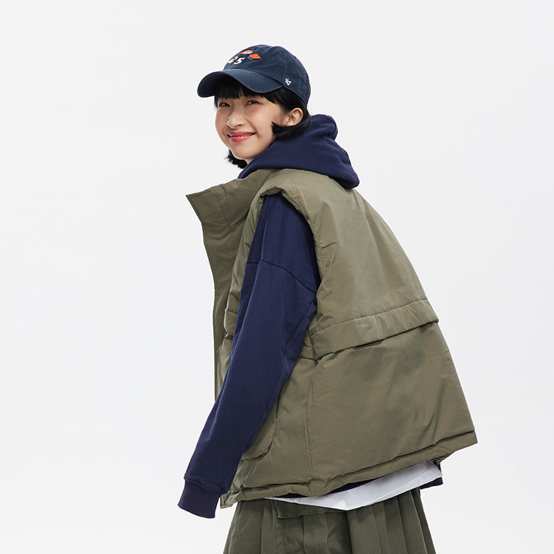 メンズ ベスト メンズ ダウンベスト 防寒 ノースリーブ 全４色展開