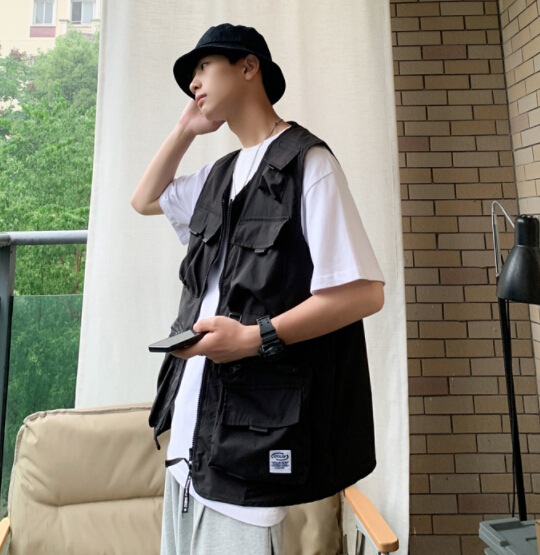 メンズ ベスト メンズ多機能フィッシングベスト釣り用アウター