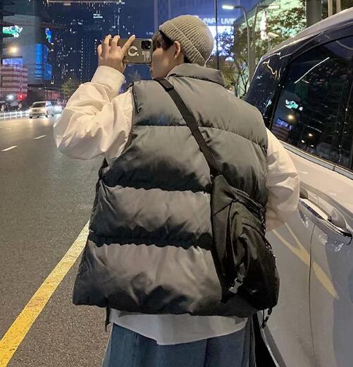 メンズ ベスト 秋冬メンズダウンベスト防寒軽量アウター