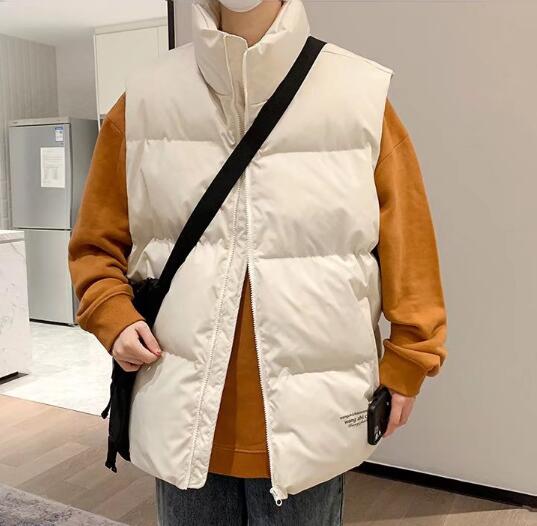 ベスト メンズ 秋冬メンズダウンベスト防寒中綿入りアウター
