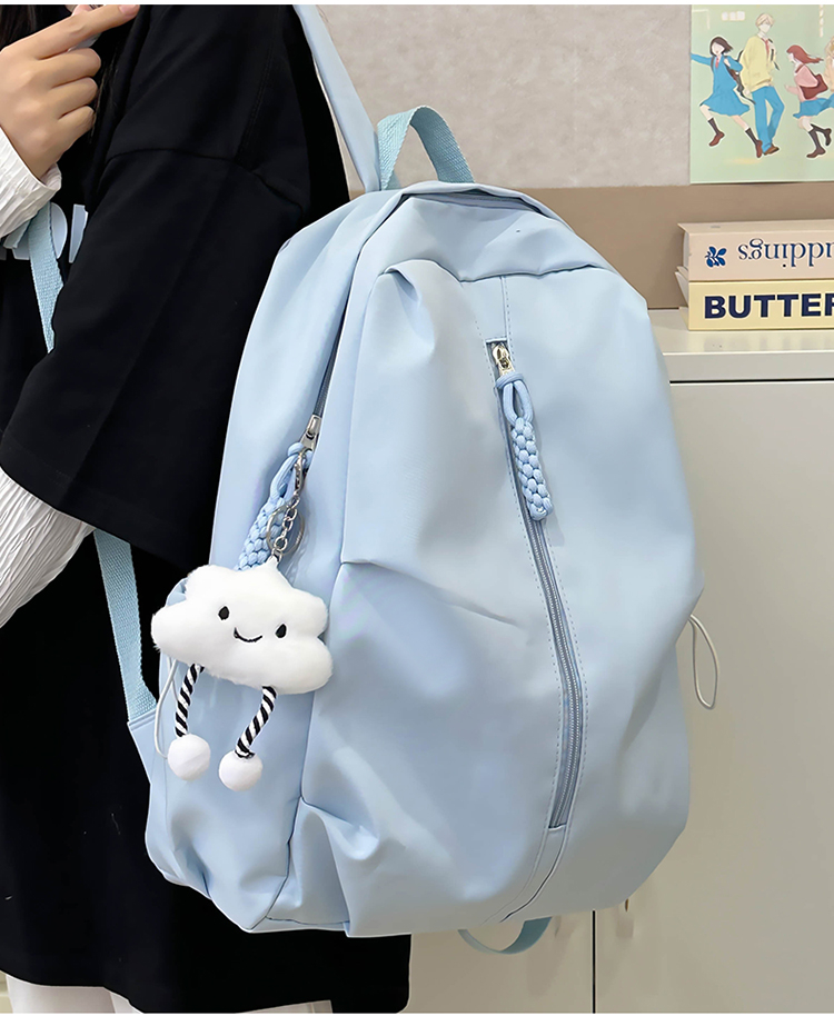 大容量リュック すっきりシンプル学生リュック