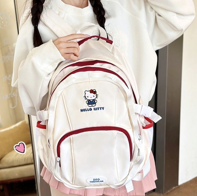 大容量リュック 可愛い子猫デザイン学生バッグ