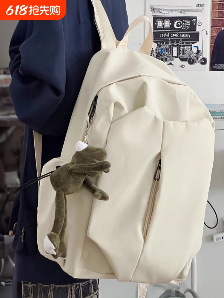 大容量リュック シンプル大容量キャンパスリュック