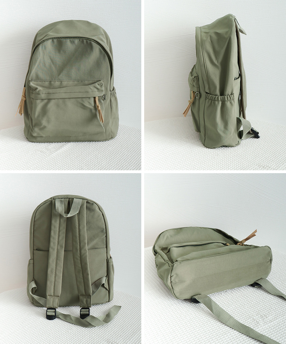 大容量リュックサック レディース 多機能ポケット付き