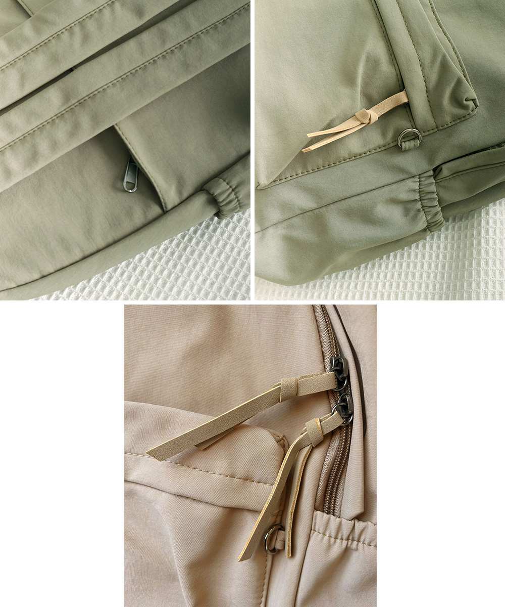 大容量リュックサック レディース 多機能ポケット付き