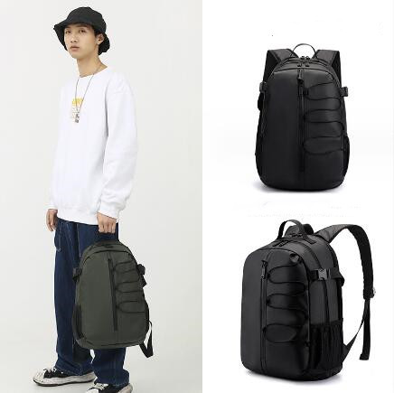 男性用大容量リュックサック多機能バックパック