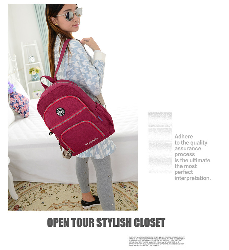 防水多機能大容量リュック レディース通勤通学旅行バッグ