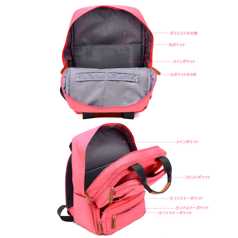 多機能大容量リュック 男女兼用 防水 通勤通学旅行対応