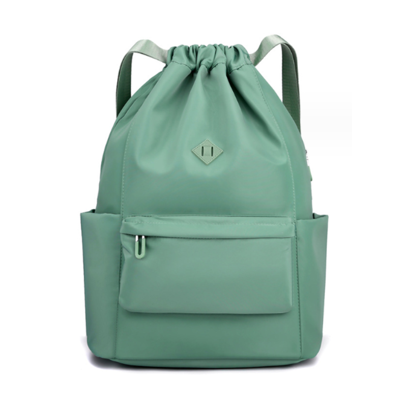 軽量ナップサック大容量リュック多機能ポケット付き