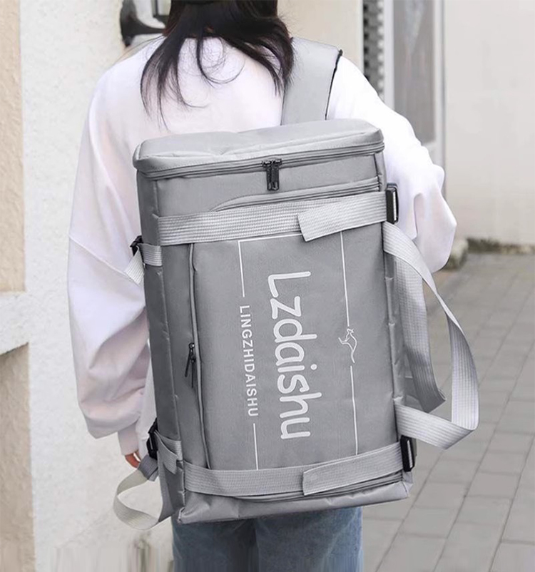 大容量リュック 方形ボックス型多機能通学リュック